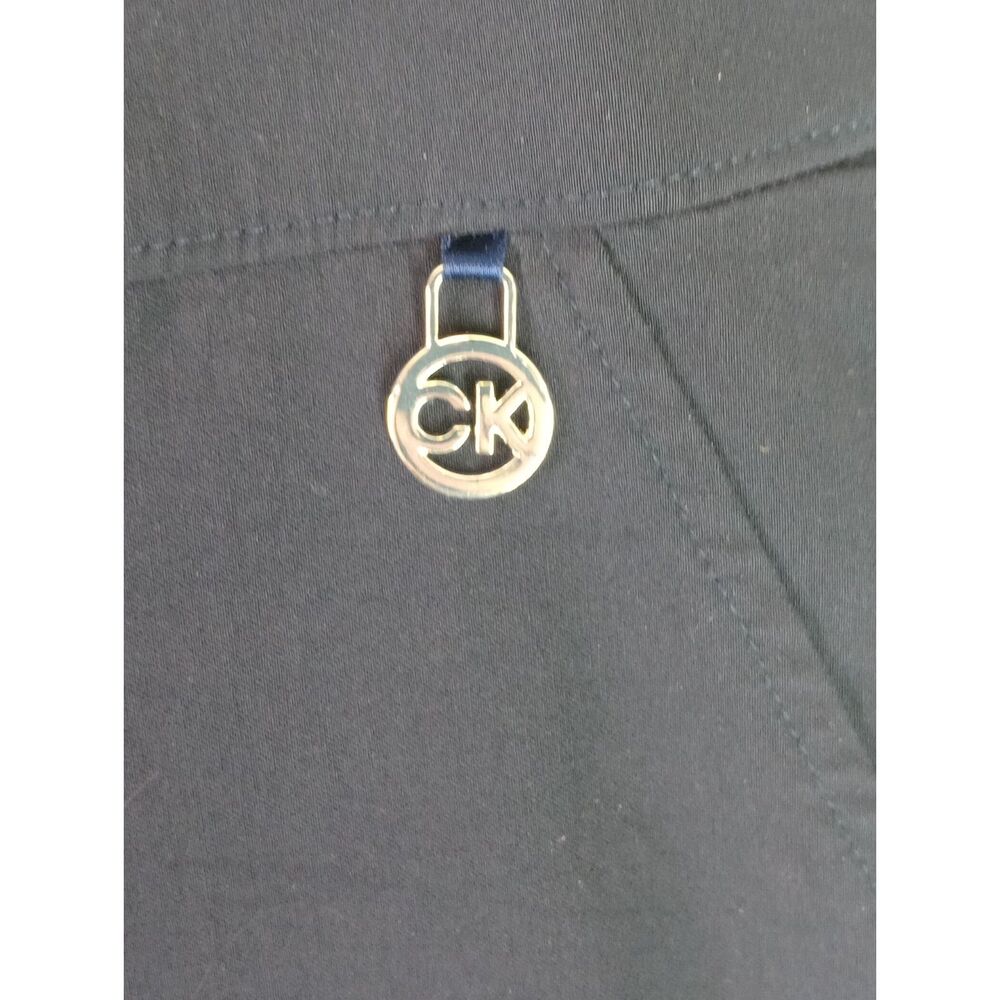 Calvin Klein Women's XL Navy Blue Stretch Pull On Crop - Picture 4 of 14